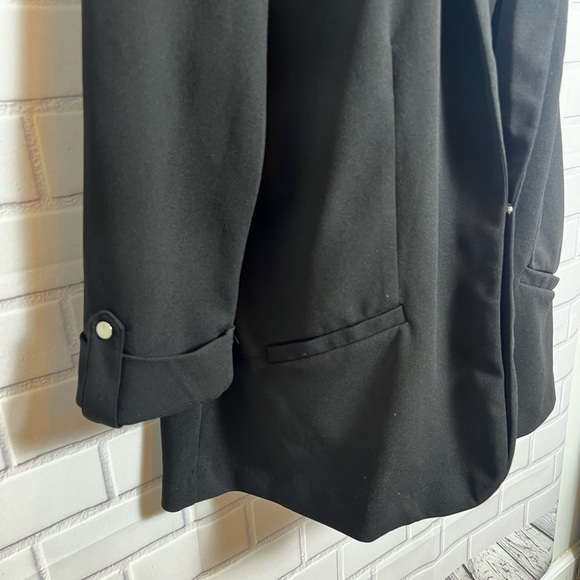 LOVE SCARLETT women black 3/4 sleeves blazer/size XL - Picture 5 of 8
